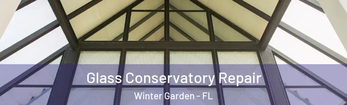 Glass Conservatory Repair Winter Garden - FL
